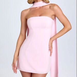 NWT Oh Polly Pink Strapless Mini Dress